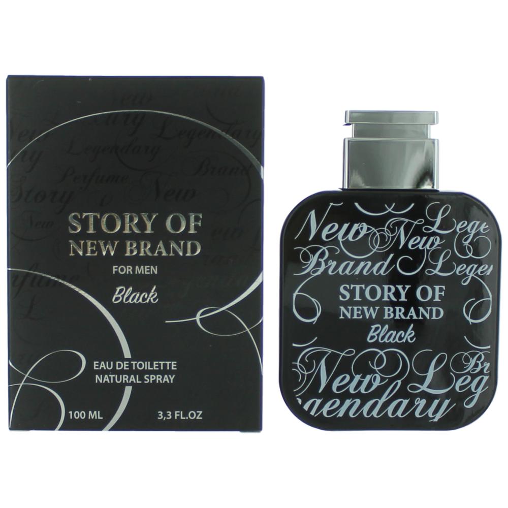 Photo of Story of New Brand Black by New Brand, 3.3 oz EDT Spray for Men